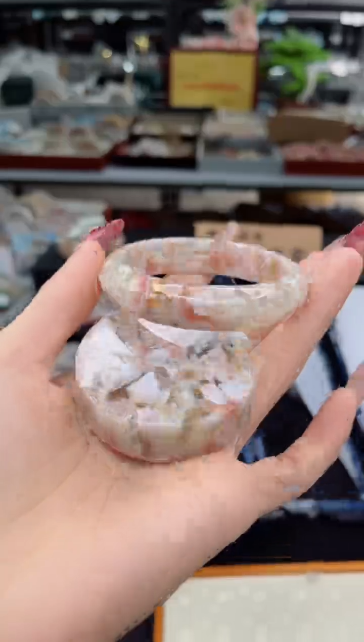 【闪购商品】石英质玉手镯未镶嵌54圈口（赠品镯心）6608109