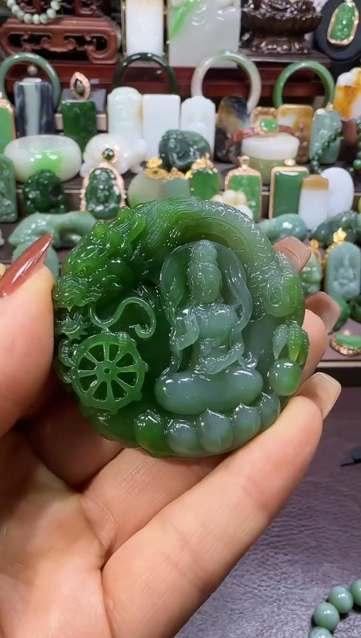 未镶嵌和田玉挂件【宏1230】37