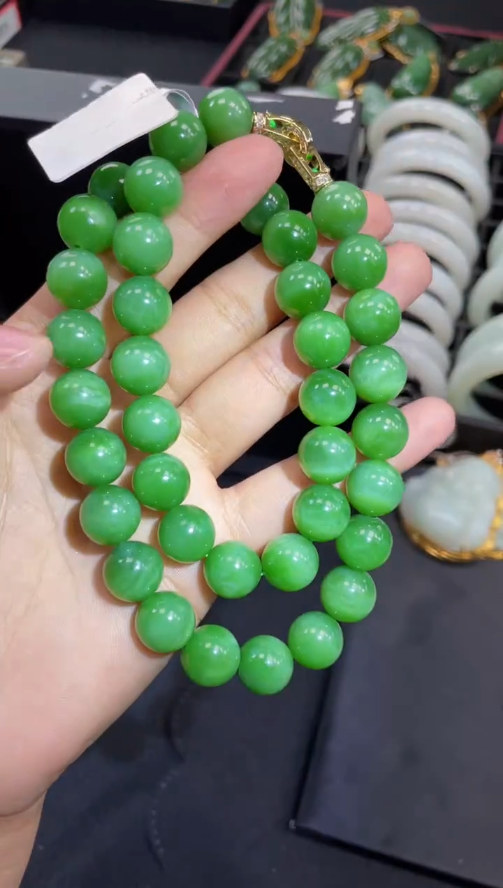 【闪购商品】和田玉项链未镶嵌12MM 多样性发一
