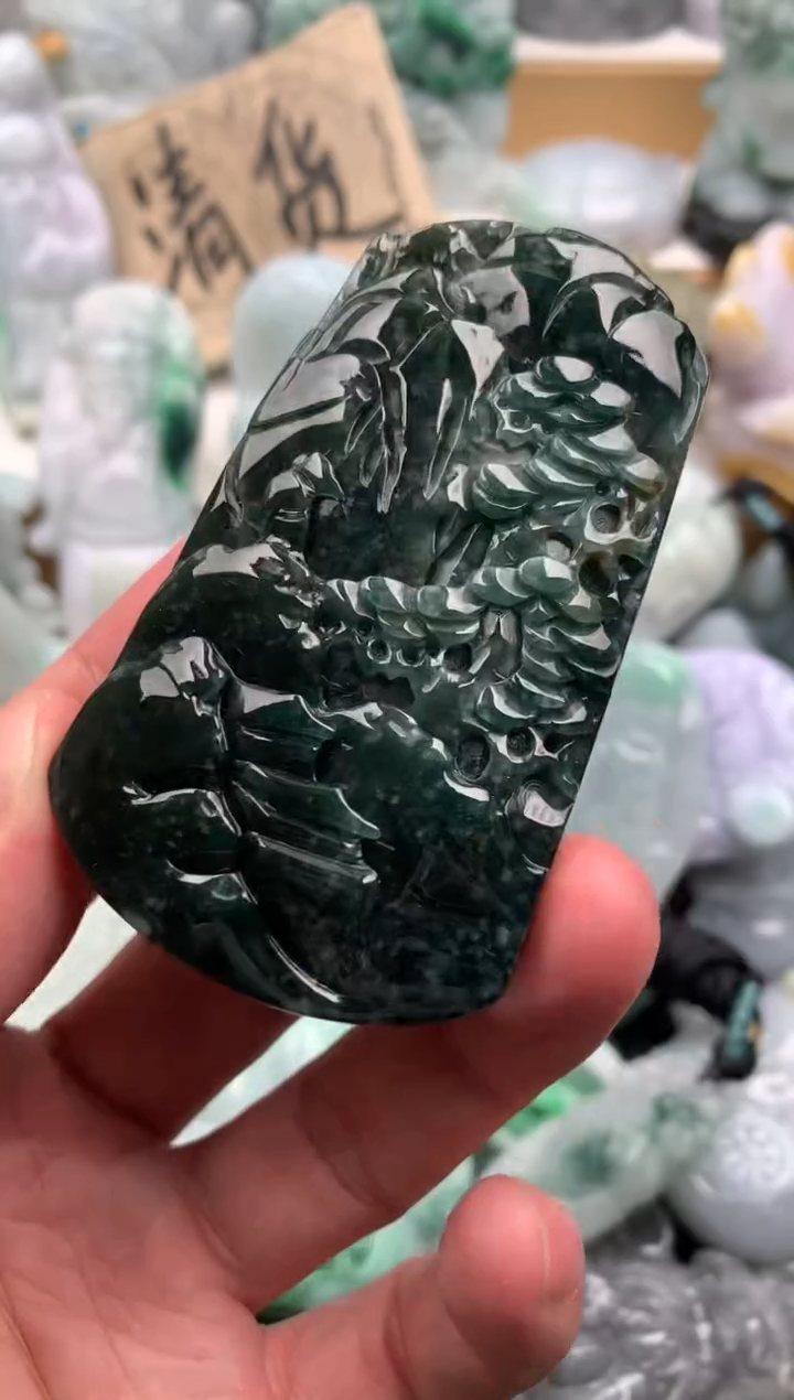 吊坠(不含链)未镶嵌翡翠1