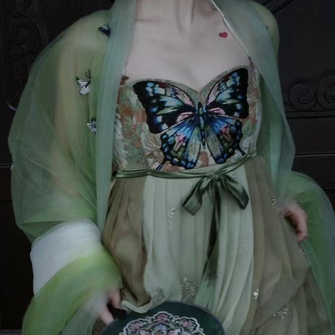 【雨霖铃诃子裙】单裙子瑕疵清仓断码不退不换子颂汉服