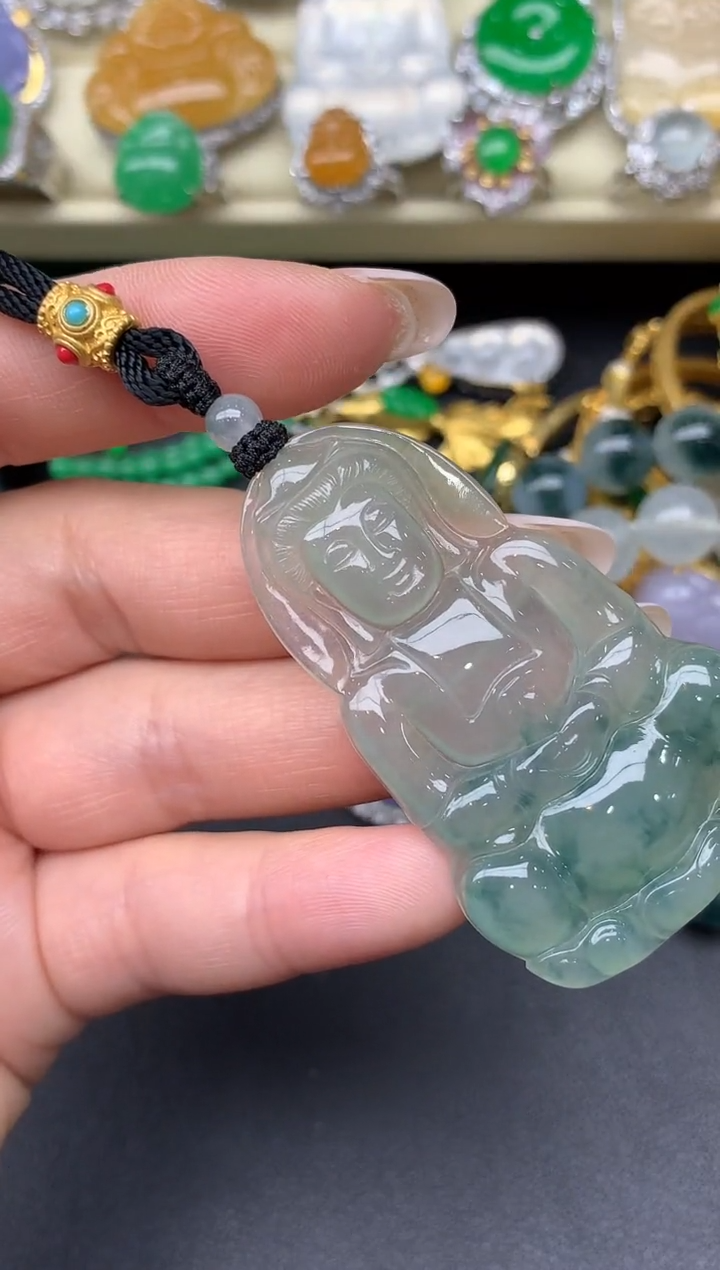 翡翠未镶嵌颈饰91-雪姐翡翠天天见