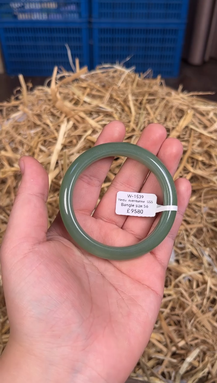 未镶嵌手镯石英质玉W1539