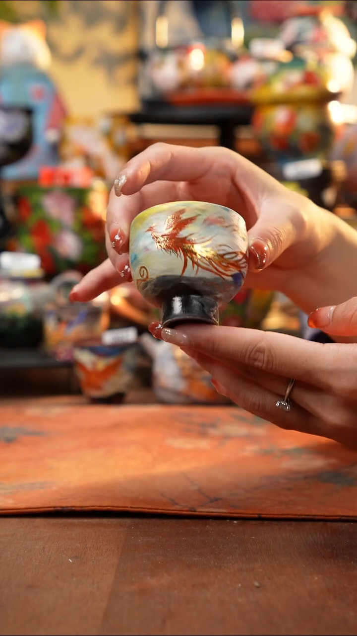 瓷片景德镇手工手绘845