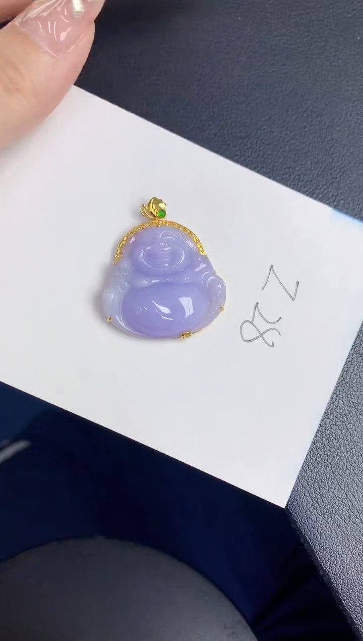 【闪购商品】翡翠颈饰18K金镶嵌00000000000