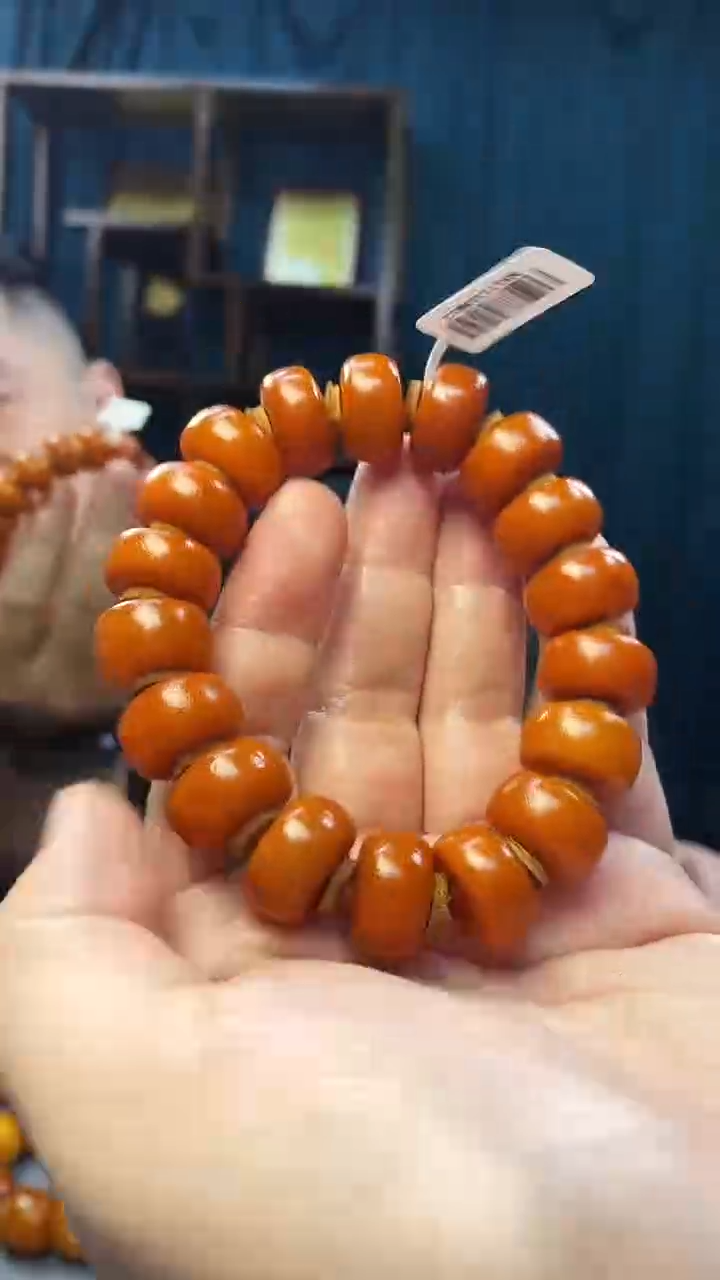 手串琥珀未镶嵌蜜蜡老型手串