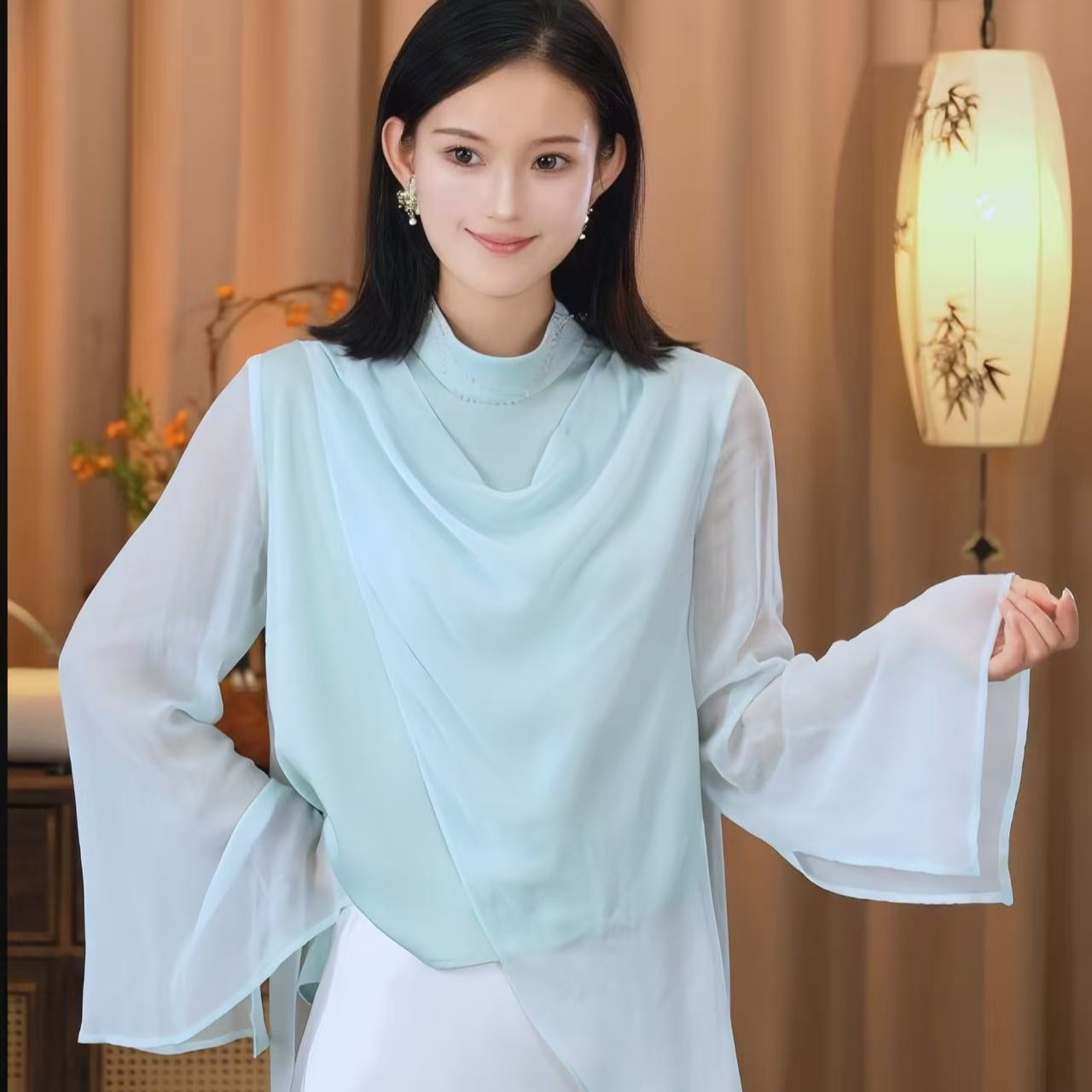 〘芷蘭庭〙新中式国风女装夏季长袖时尚轻薄