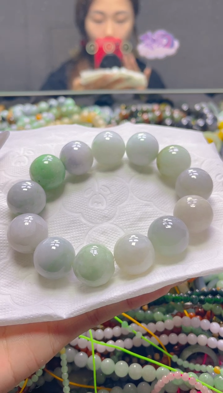 颈饰未镶嵌翡翠17MM