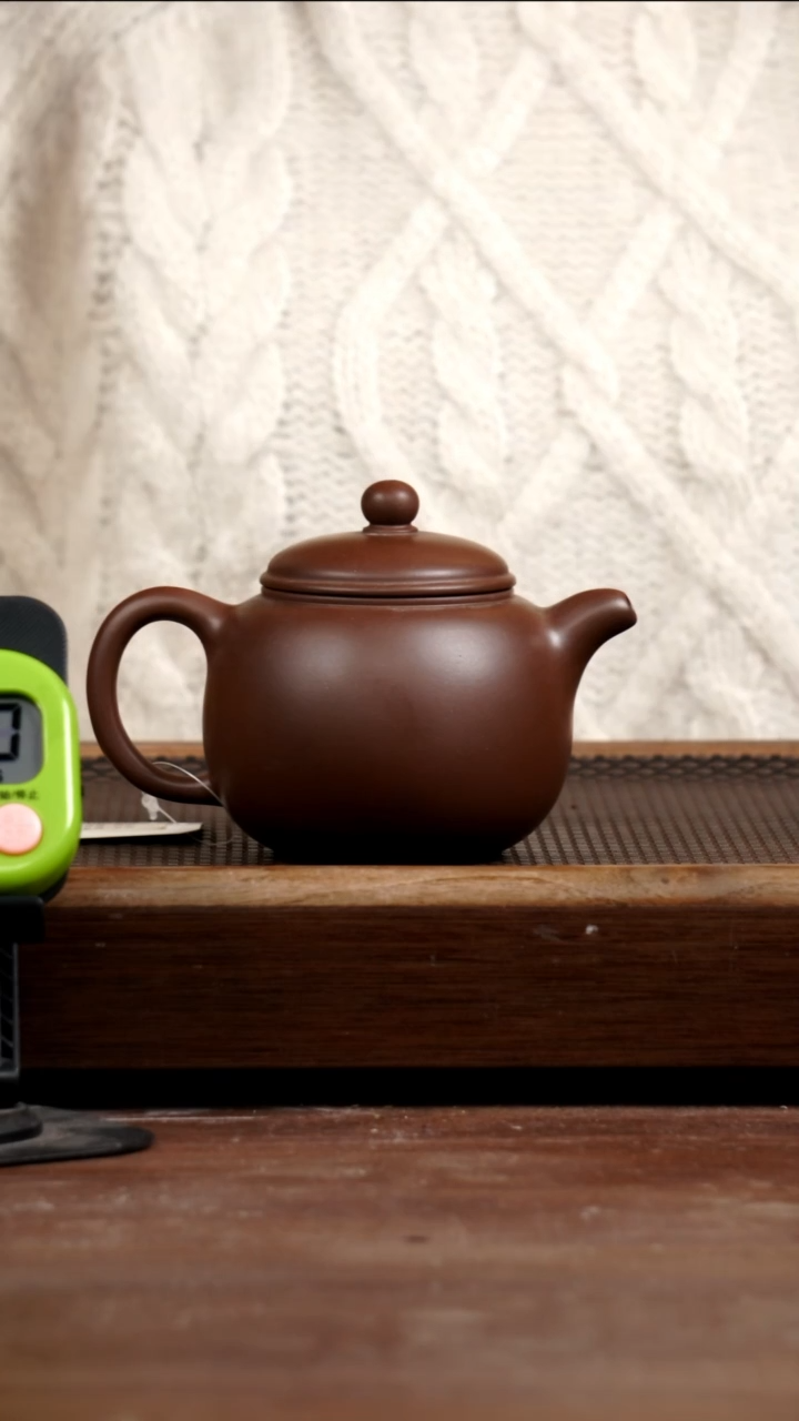 茶壶紫砂跟*哥80年代一厂老紫泥匏樽330CC