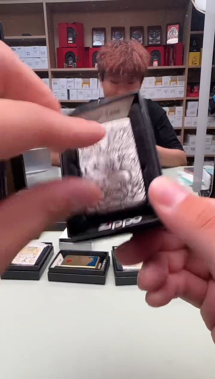 佛手拈花 Zippo 打火机 古银浮雕工艺 防风耐用款