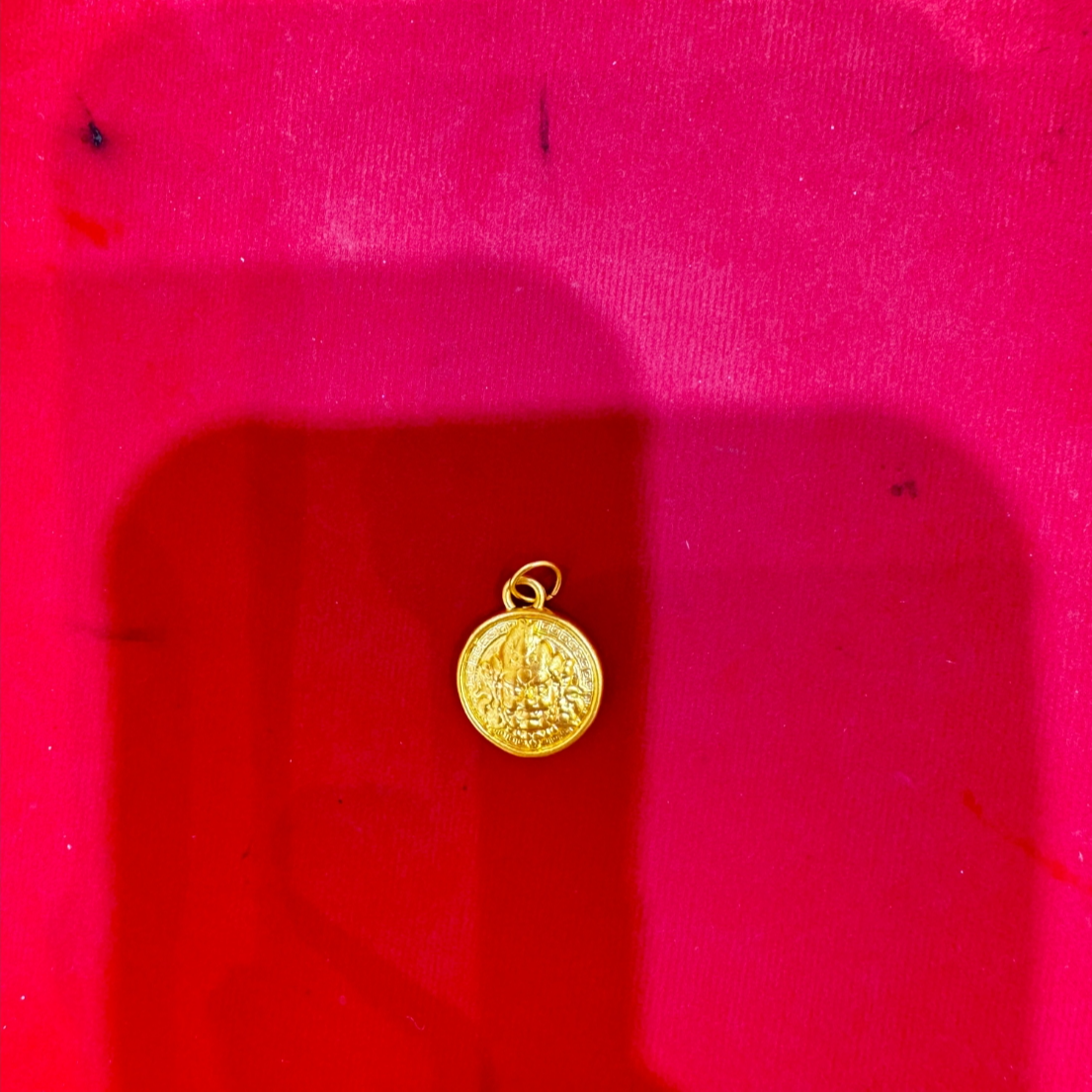 【甄芝系列】足金999  黄财神吊坠
