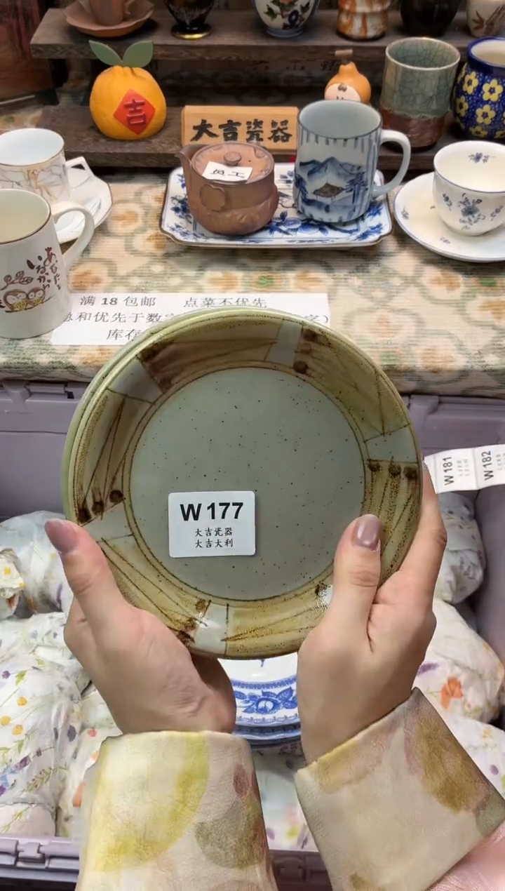 瓷器鱼*走   W177 