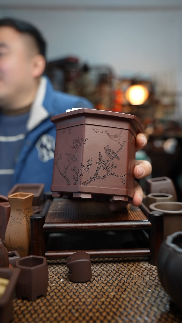 【闪购商品】紫砂花盆長木軒精品紫砂
