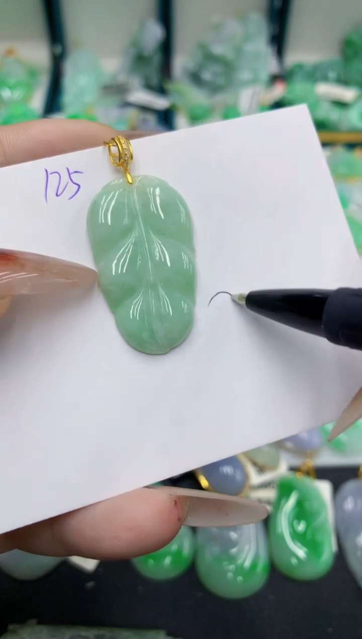 翡翠未镶嵌颈饰号链接111111111