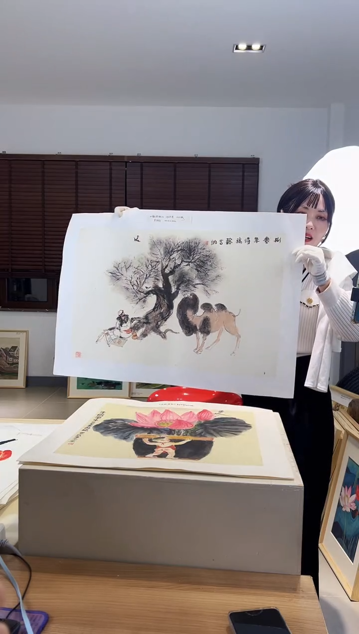 【闪购商品】版画限量亲签盖章版画S