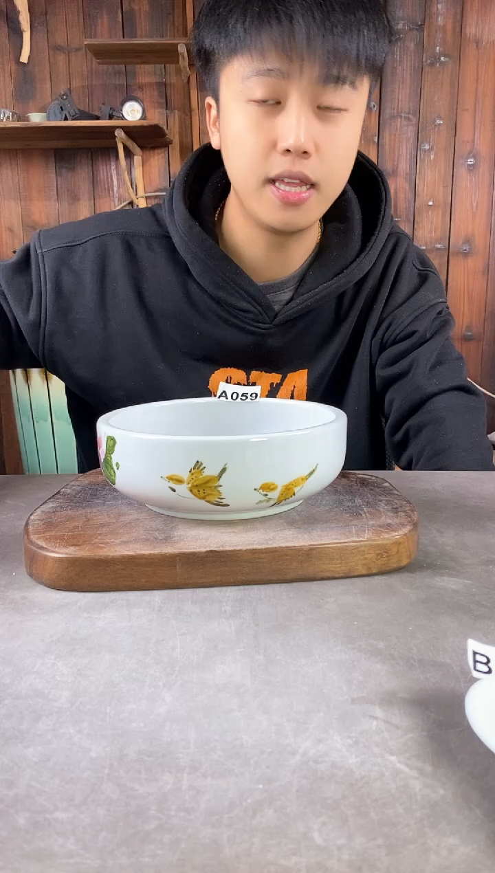 【闪购商品】碗059，手工手绘，新年快乐！