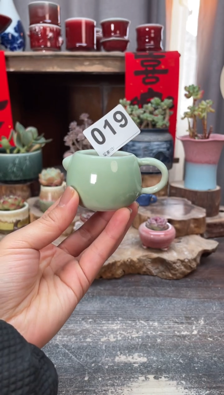 【闪购商品】摆件019木小芳花盆知