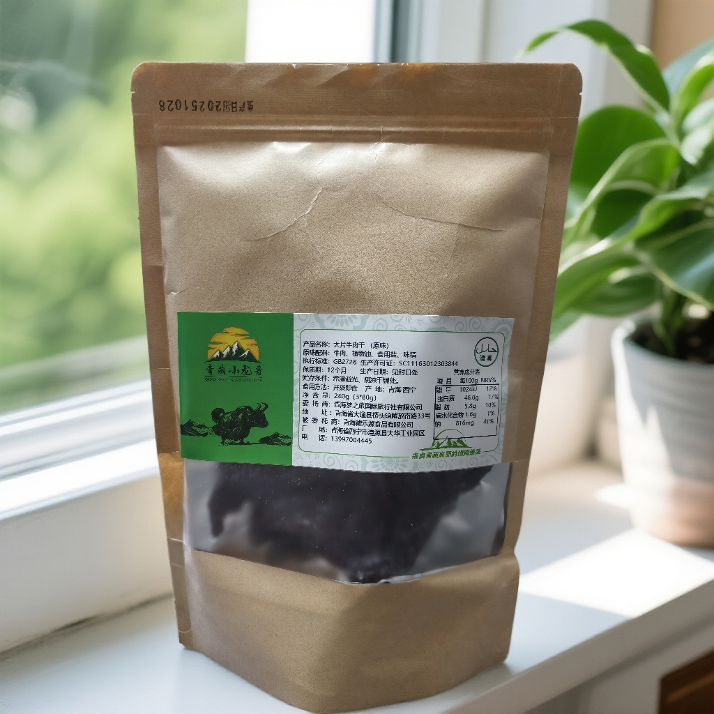 【青藏小龙哥】大片牛肉  240g（80g*3袋）包邮