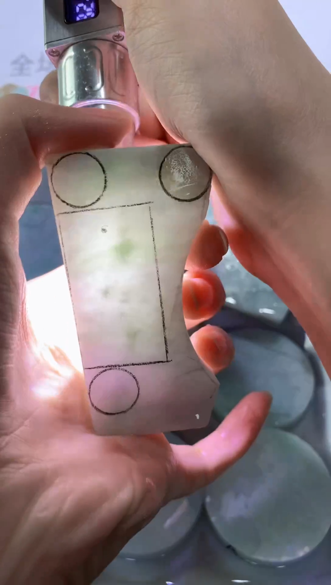 未镶嵌裸石翡翠天然缅甸翡翠FC515