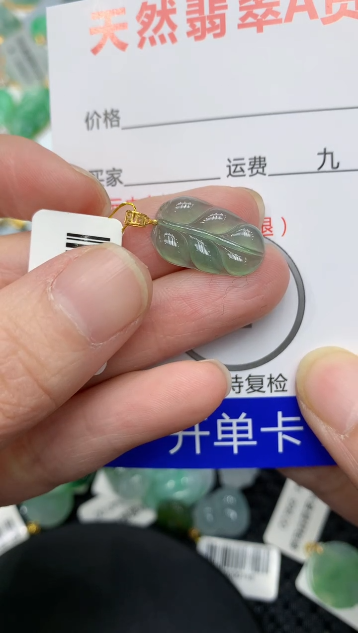 【闪购商品】翡翠颈饰18K金镶嵌11111111