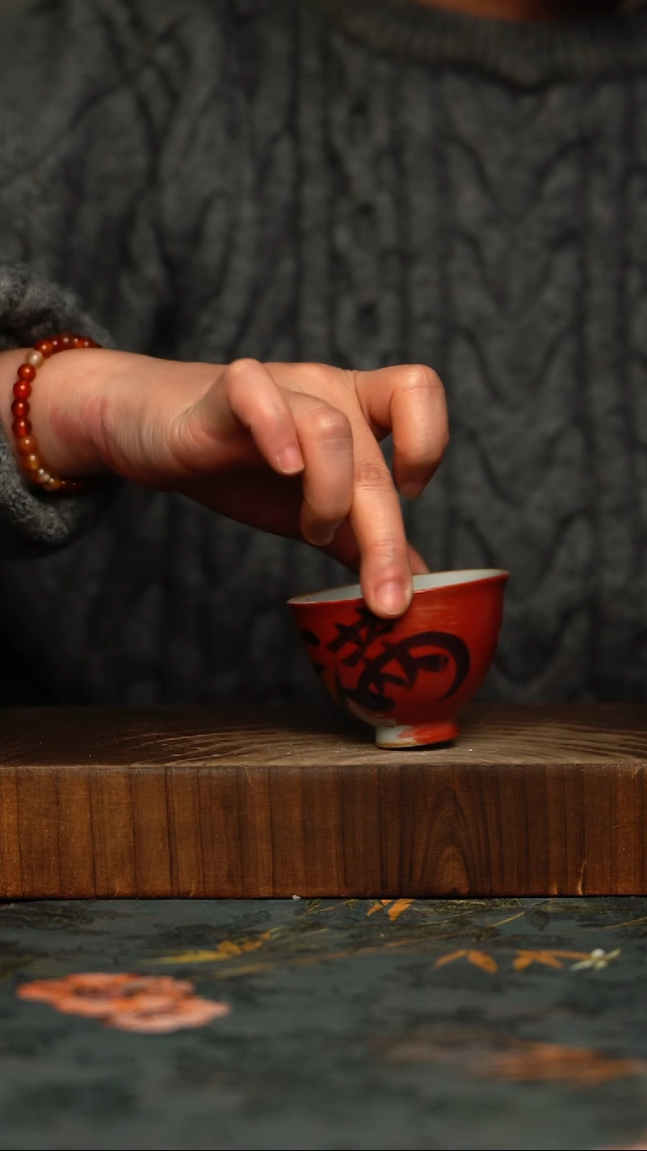 瓷片釉下彩手工手绘同款陶器