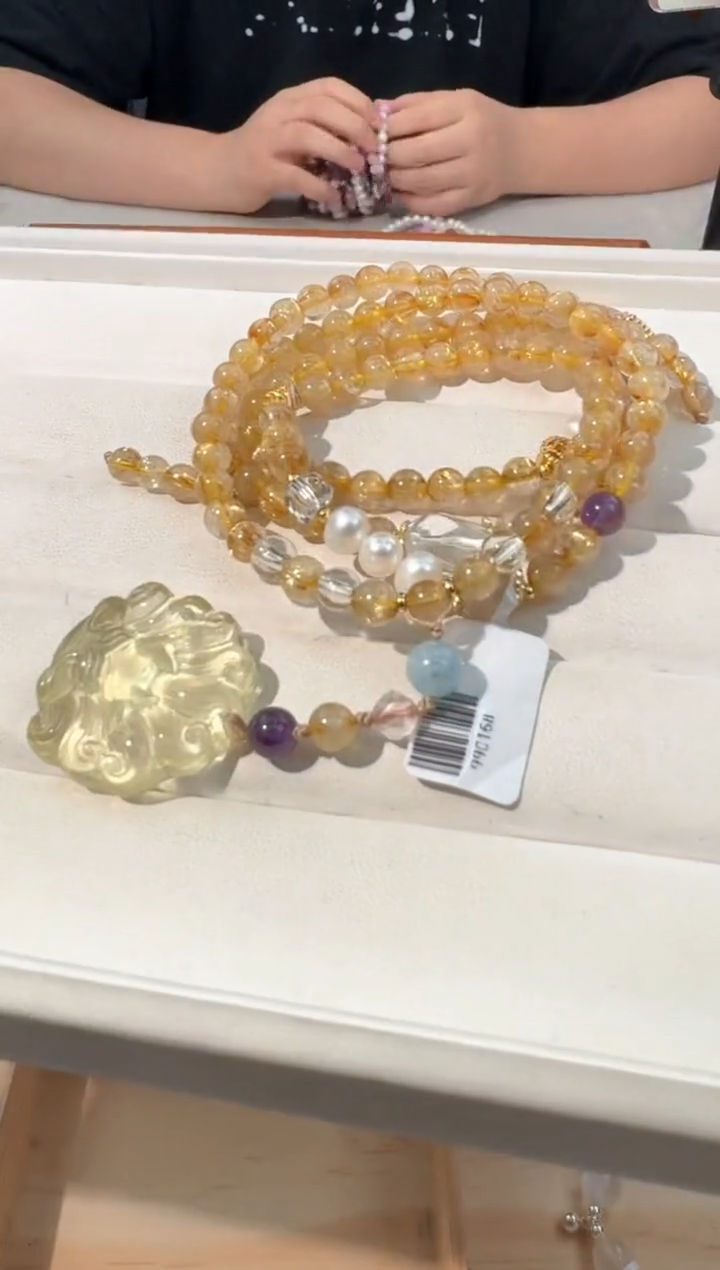 【闪购商品】水晶手链未镶嵌金发黄水狐仙款