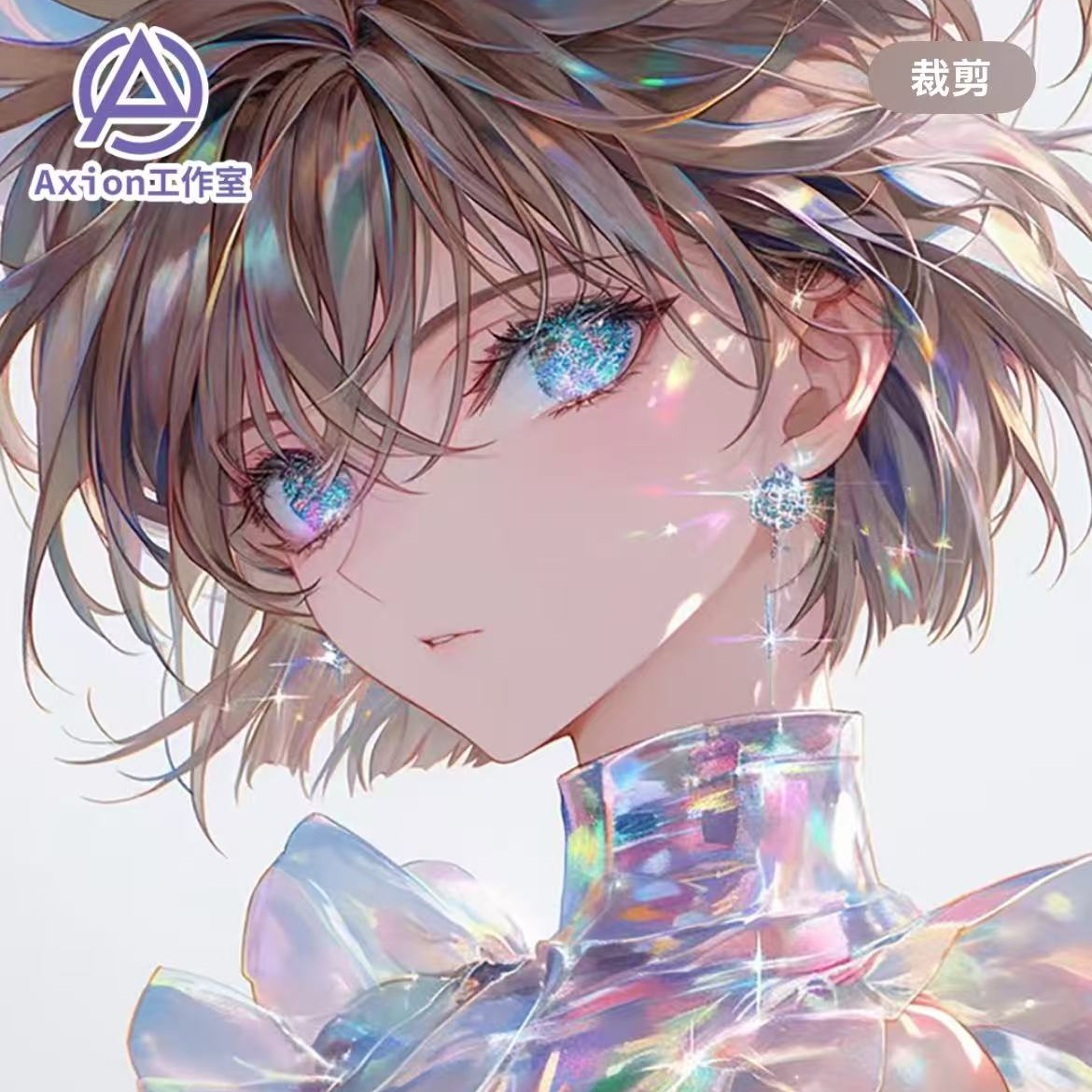 叶子【平拆】 Axion工作室《名侦探柯南》 金属珐琅卡（默认代拆）