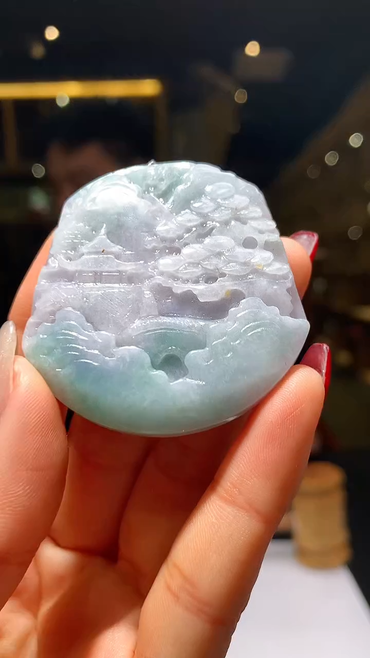 【闪购商品】翡翠颈饰未镶嵌1004hm-jj挂件6