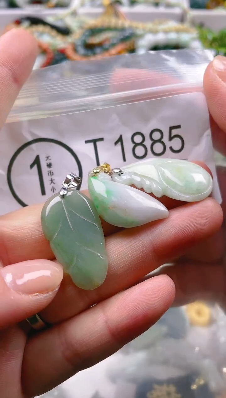 【闪购商品】翡翠颈饰未镶嵌/T/翡翠A货一图一物