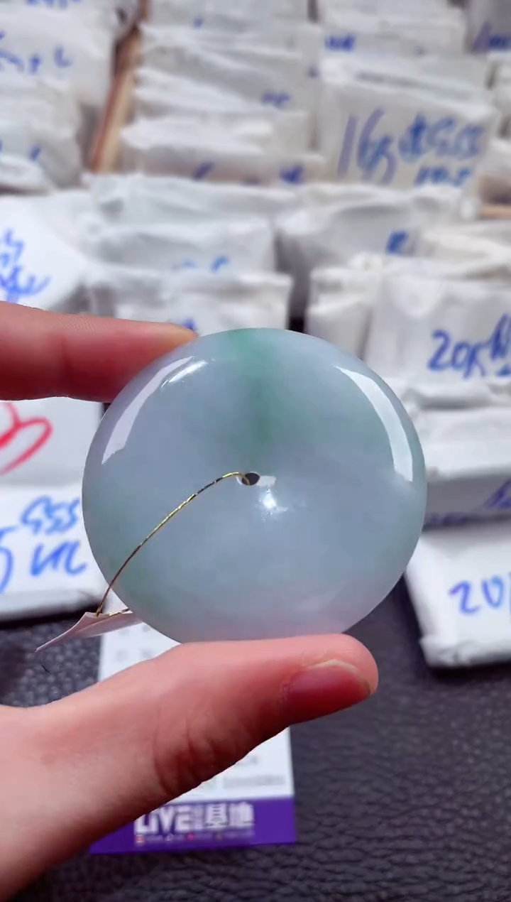 翡翠未镶嵌颈饰00007992