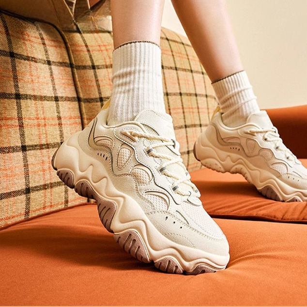 【娜娜专属】关晓彤同款安踏流萤丨厚底休闲老爹鞋新款122518853