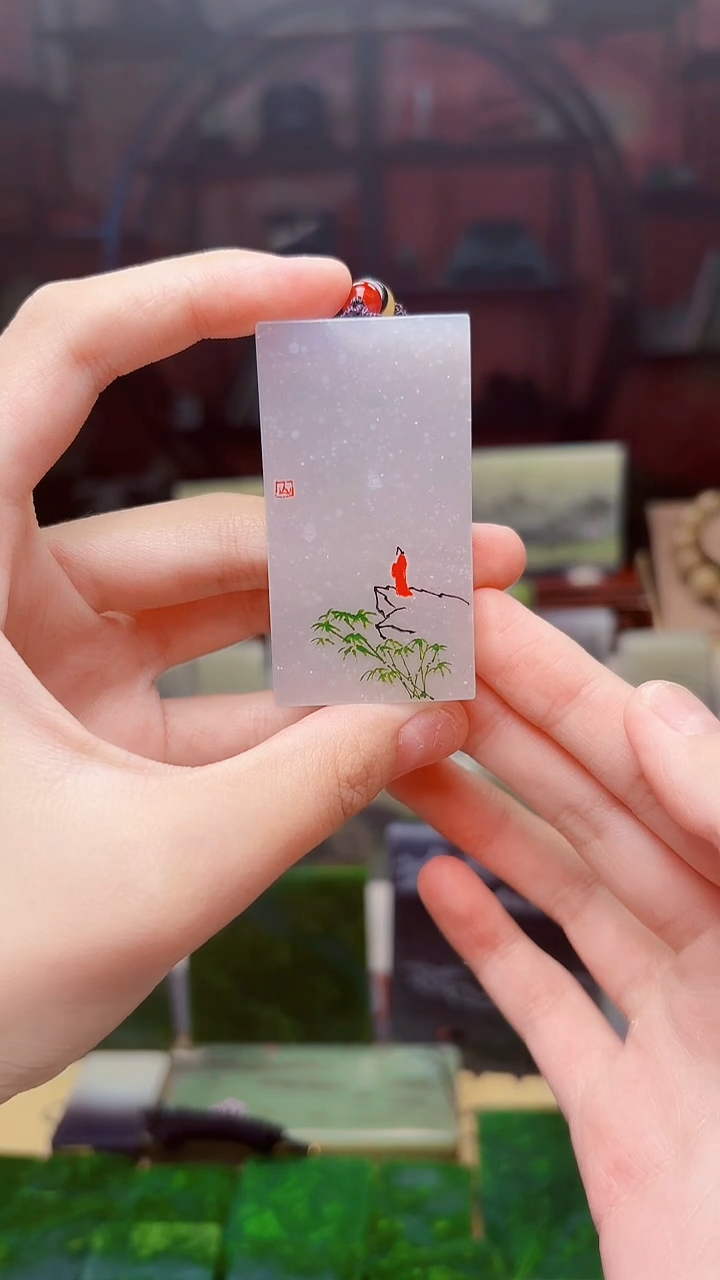 和田玉未镶嵌挂件120