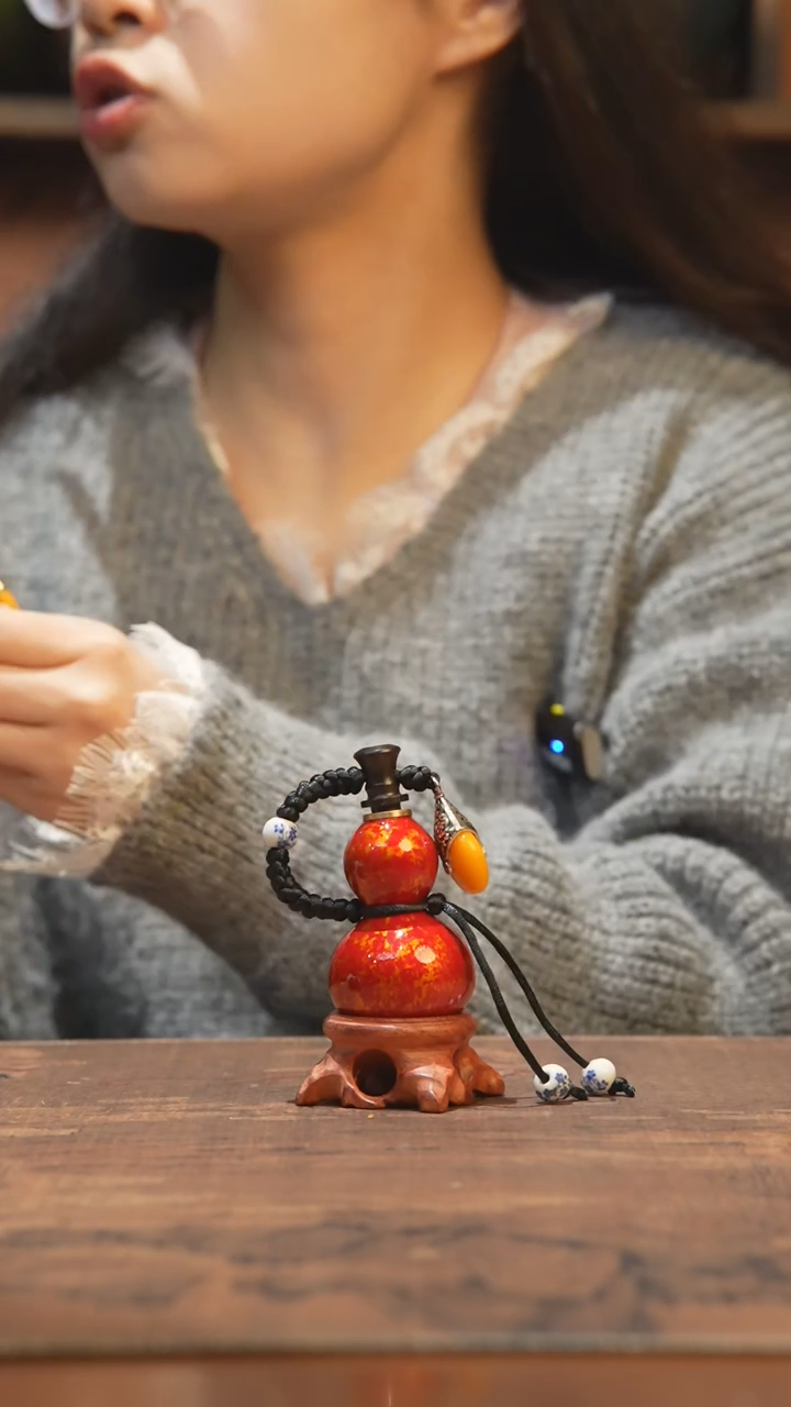 【闪购商品】65号-大漆开口小葫芦手捻