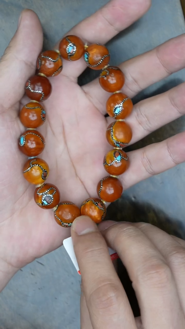 【闪购商品】琥珀裸石未镶嵌尼泊尔手串/多样性发其一