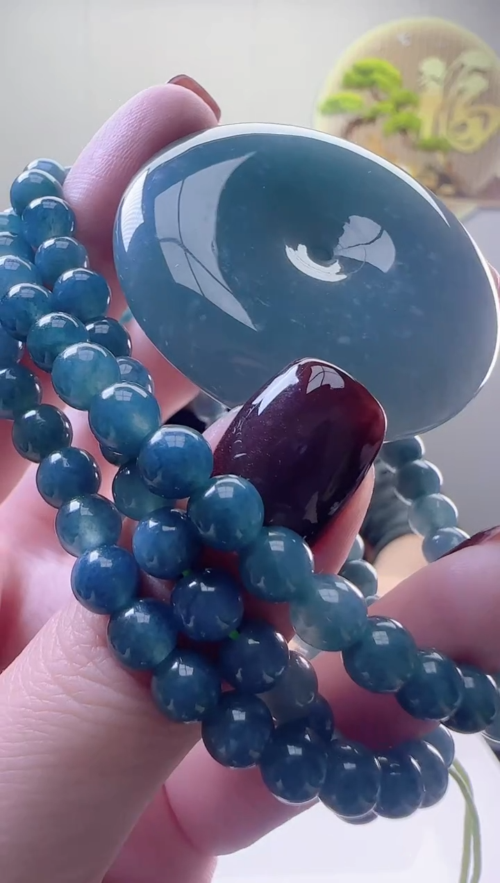 颈饰未镶嵌翡翠多样性随机发其一 