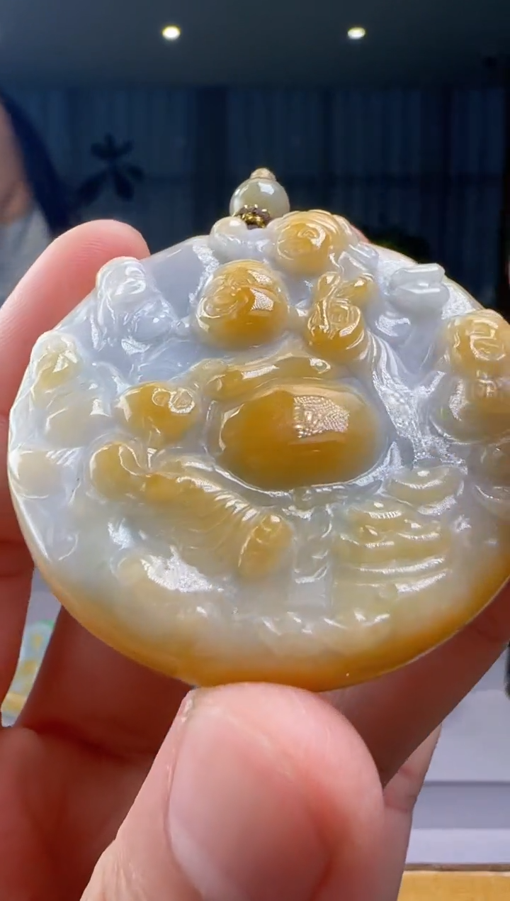 翡翠未镶嵌吊坠(不含链)AX@@60B7J15510