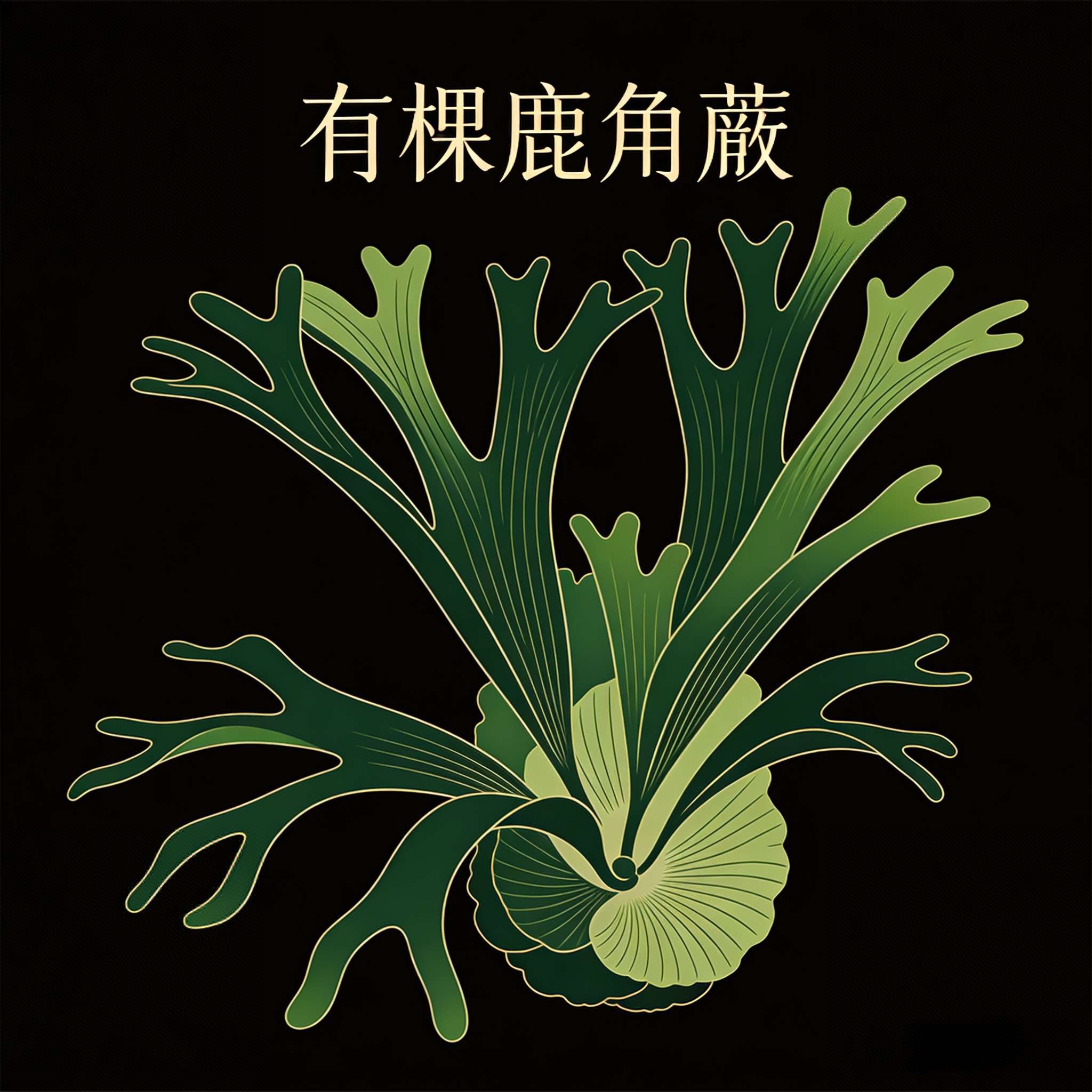 鹿角蕨北欧风可挂墙室内绿植装饰