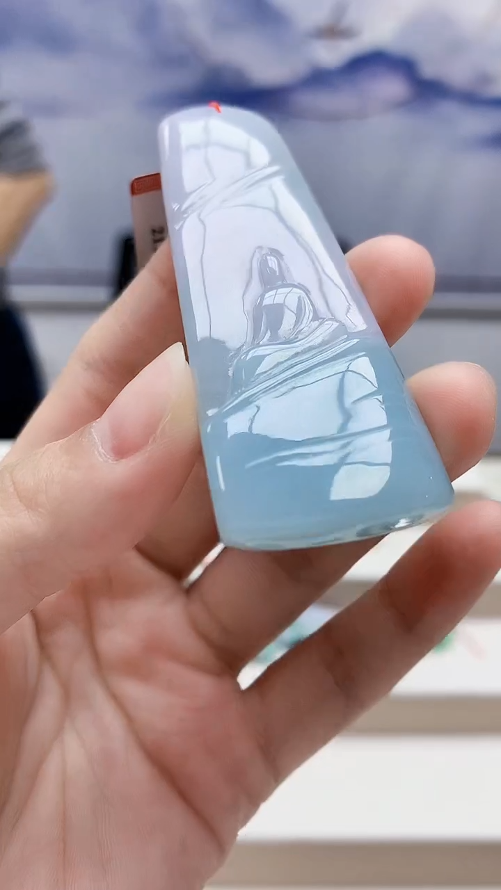 未镶嵌定制翡翠4852lr-毛货挂件24