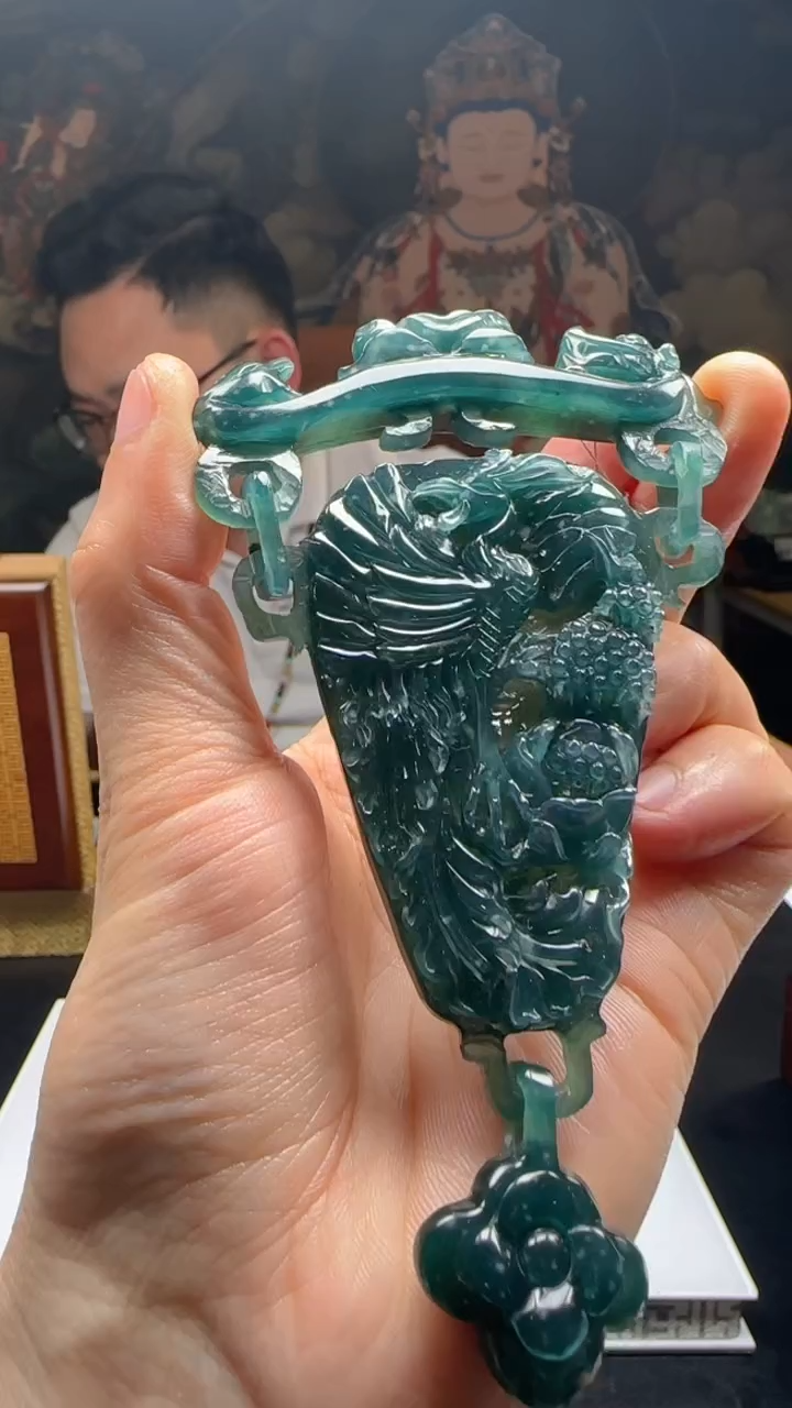 【闪购商品】定制翡翠未镶嵌L-@@QJXC2774
