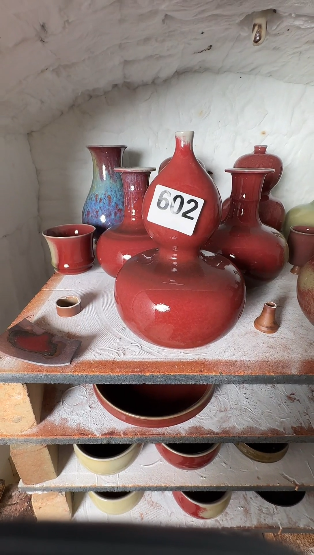 瓶钧瓷602 全品 蘭山窑手作器物