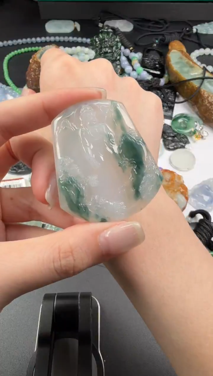 吊坠(不含链)未镶嵌翡翠翡翠饰品-*219
