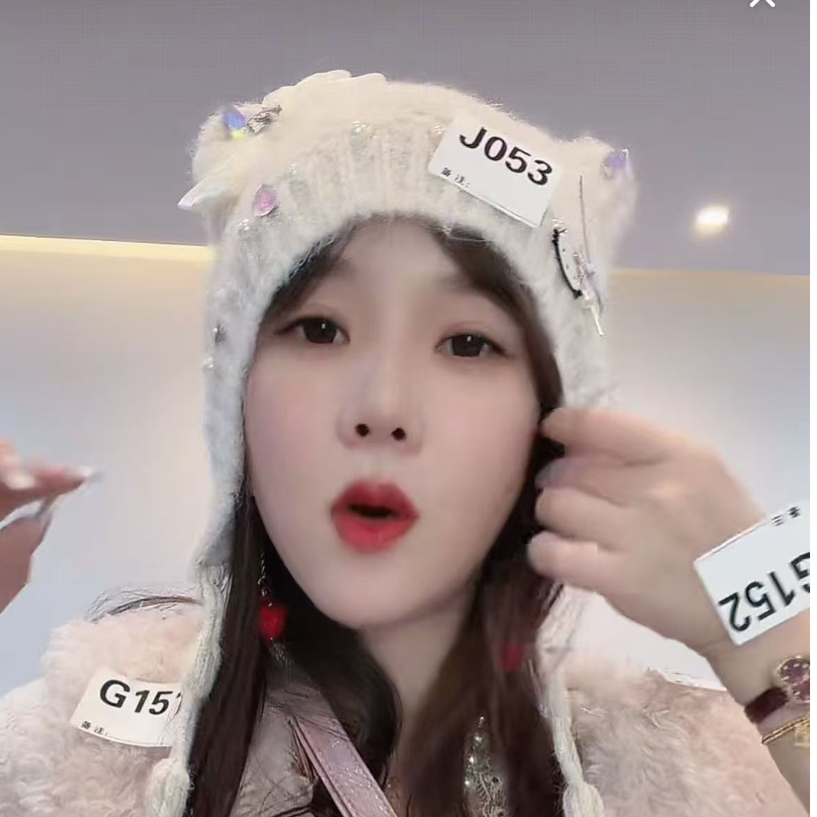 格格家新款定制女包帽子7721