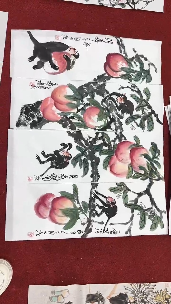 国画周大拙/国画/花鸟