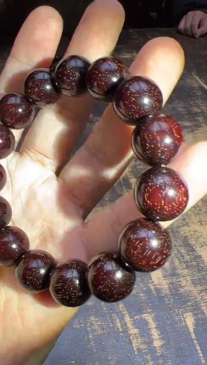 手串/手链小叶紫檀紫檀收藏级爆星1.5