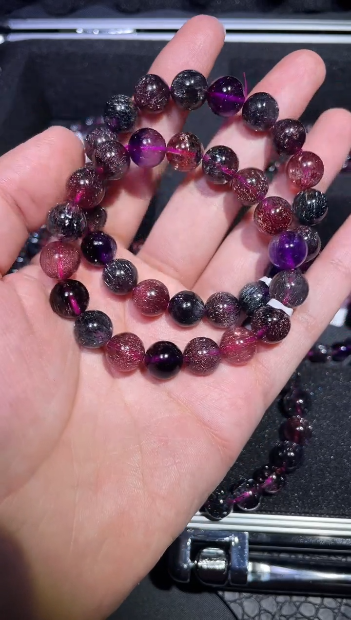 【闪购商品】水晶手链未镶嵌超七单圈A10.5（多样性发其一）