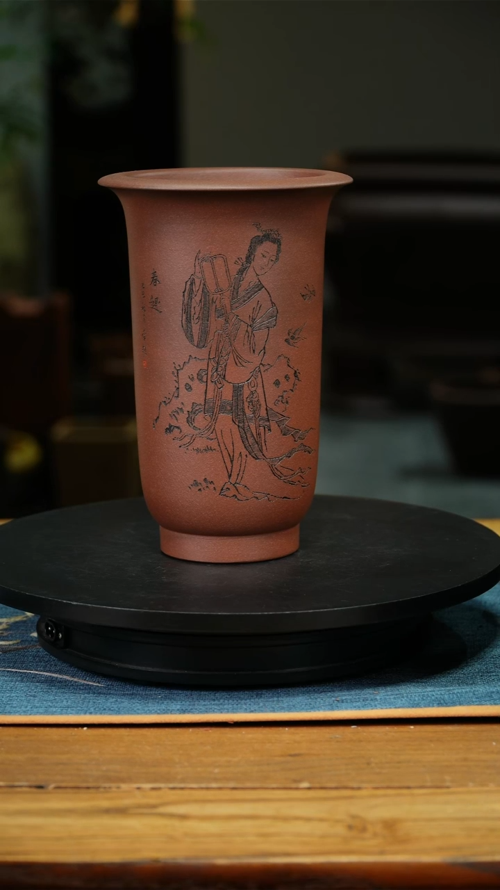 紫砂花盆巴**夫精品兰花盆