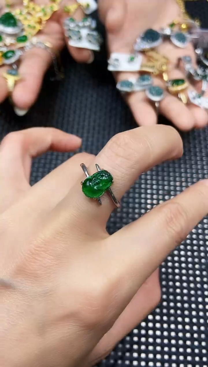 翡翠戒指未镶嵌111111111