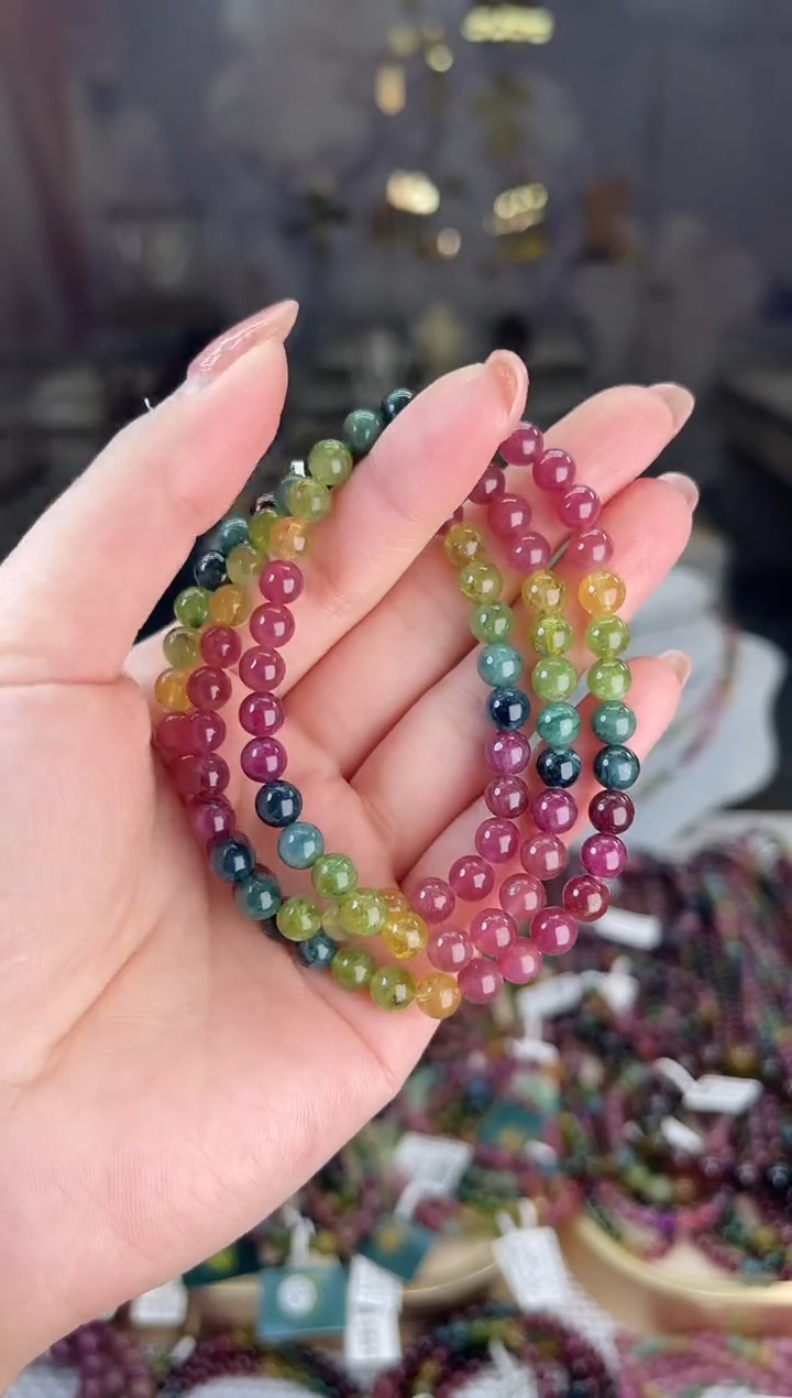 【闪购商品】碧玺/未镶嵌6mm+碧玺多圈多样性发货