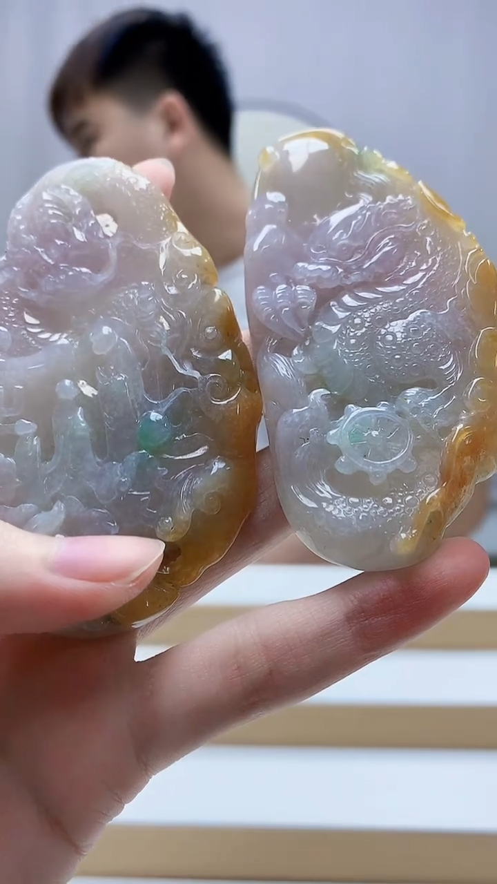 未镶嵌定制翡翠4868zm-毛货挂件122