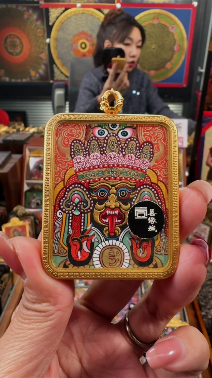 【闪购商品】吊坠壹善缘城手绘唐卡扎基年终大促